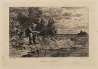 KG 14243
<br/>
De hengelaar
<br/>
<em>Jacques, Charles (1813 - 1894)</em>